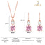 Silver Rosa Jewellery Set
