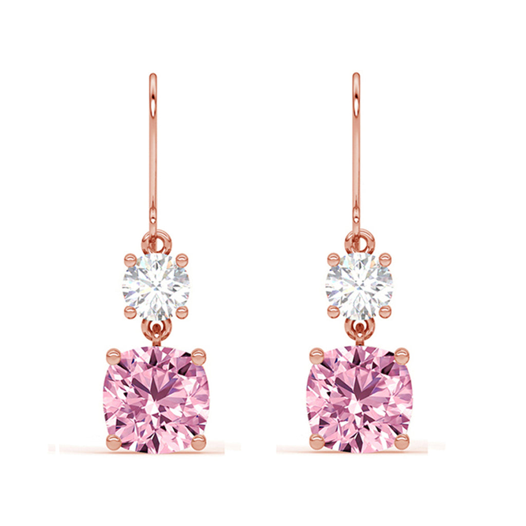 Silver Rosa Earrings