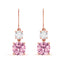 Silver Rosa Earrings