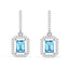Silver Azul Earrings