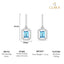 Silver Azul Earrings