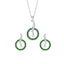 Silver Verde Jewellery Set