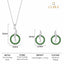 Silver Verde Jewellery Set