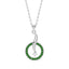 Silver Verde Pendant Chain Necklace