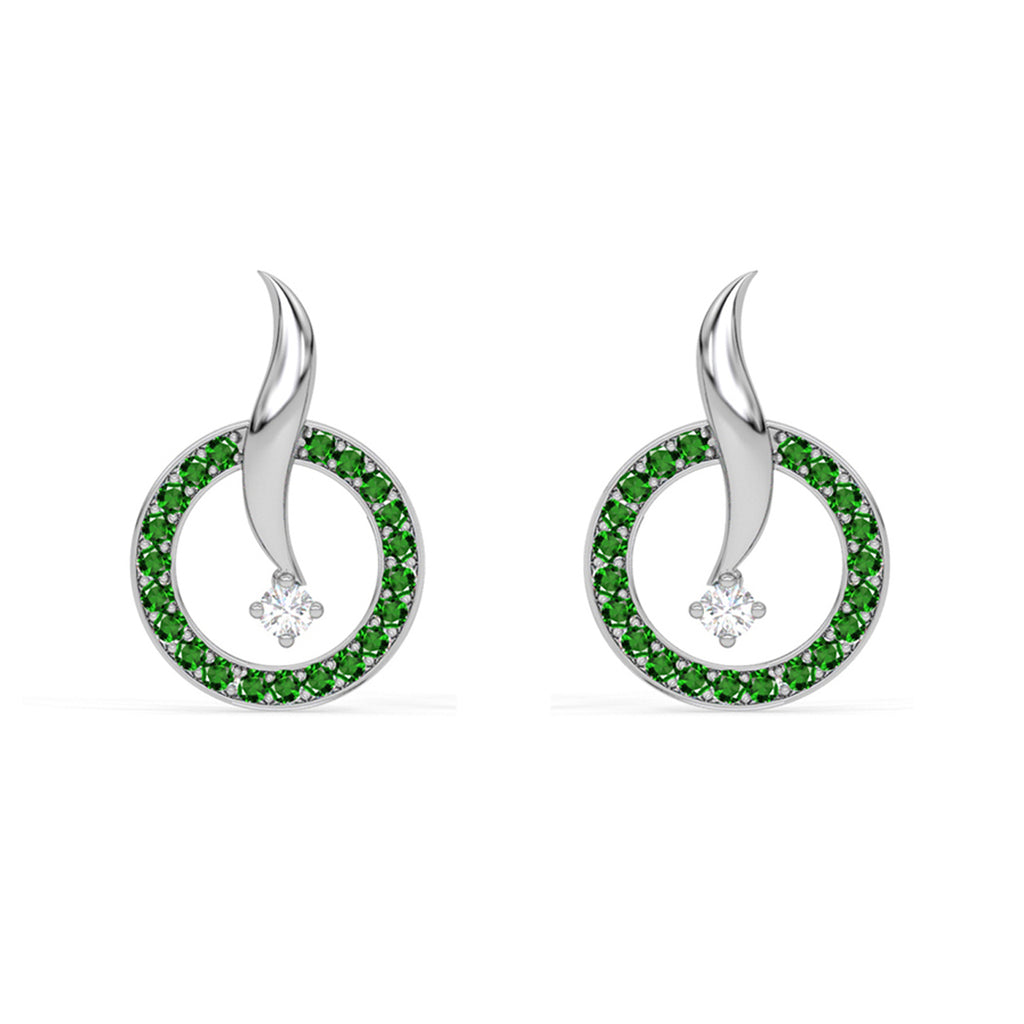 Silver Verde Earrings