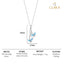 Silver Butterfly Pendant Chain Necklace