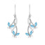 Silver Butterfly Earrings