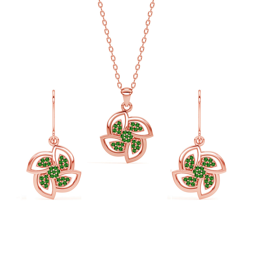 Silver Hermosa Jewellery Set