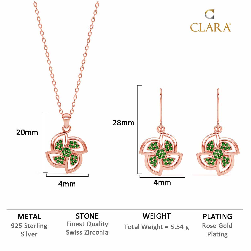 Silver Hermosa Jewellery Set