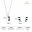 Silver Reina Jewellery Set