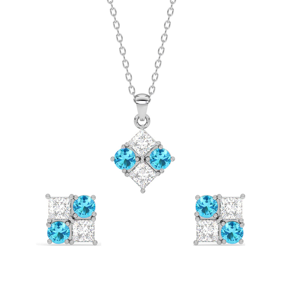Silver Belen Jewellery Set