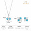 Silver Belen Jewellery Set