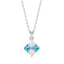 Silver Belen Pendant Chain Necklace