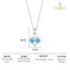 Silver Belen Pendant Chain Necklace