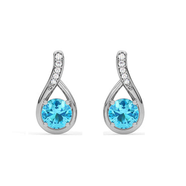 CLARA 925 Sterling Silver Isla Earrings 