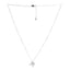 Silver Floral Pendant Chain