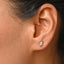CLARA 925 Sterling Silver Marquise Studs Earrings Gift for Kids Girls