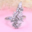 CLARA Pure 925 Sterling Silver Long Finger Ring with Adjustable Band 
