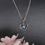 CLARA 925 Sterling Silver Heart Pendant Chain Necklace 
