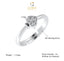 CLARA Pure 925 Sterling Silver Spade Adjustable Ring Gift for Women and Girls