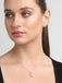 CLARA 925 Sterling Silver Iris Pendant Earring Chain Jewellery Set 