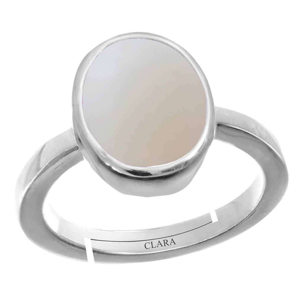 Certified Opal 9.3cts or 10.25ratti 92.5 Sterling Silver Adjustable Ring