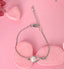 CLARA 925 Pure Silver Real Pearl Hand Bracelet