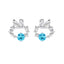 Silver Iconic Swan Stud Earrings