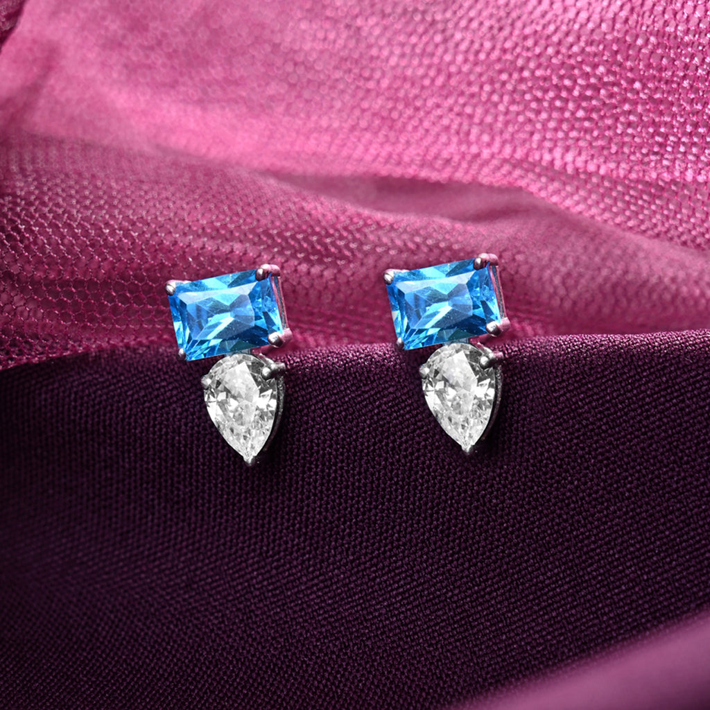 CLARA 925 Sterling Silver Vistosa Earrings 