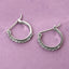 CLARA 925 Sterling Silver Classic Hoop and Huggies Bali Earrings 