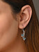 CLARA 925 Sterling Silver Butterfly Earrings 