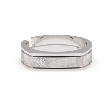 CLARA Real 925 Sterling Silver Dario Band Ring 