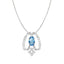 Silver Stella Pendant Chain Necklace