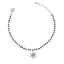 Silver Snowflake Hand Mangalsutra Bracelet