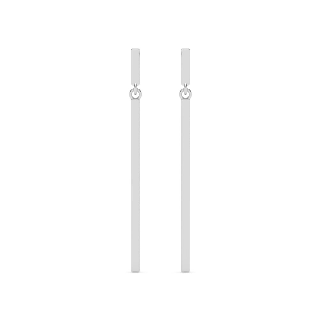 Silver Sally Long Earrings