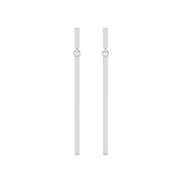 Silver Sally Long Earrings