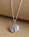 CLARA 925 Sterling Silver Tree of Life Pendant Chain Necklace 