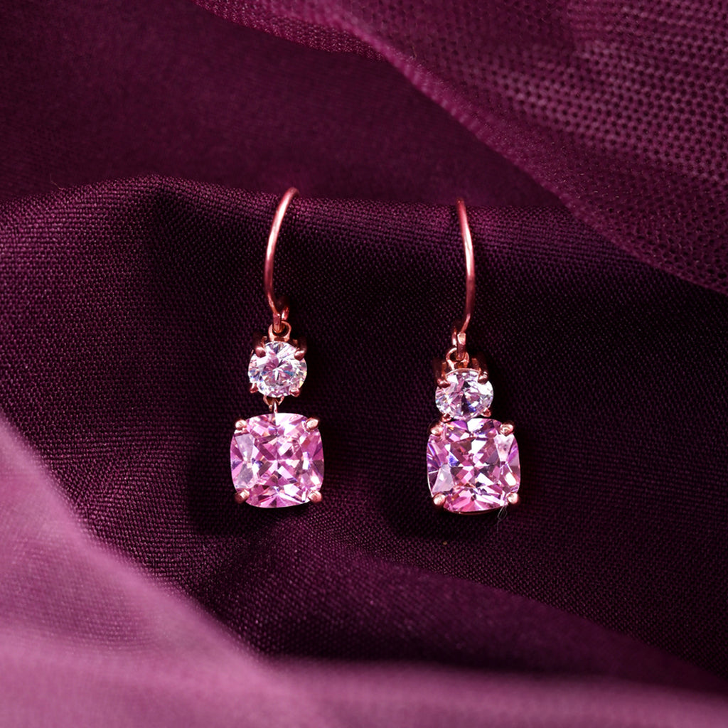 CLARA 925 Sterling Silver Rosa Earrings 