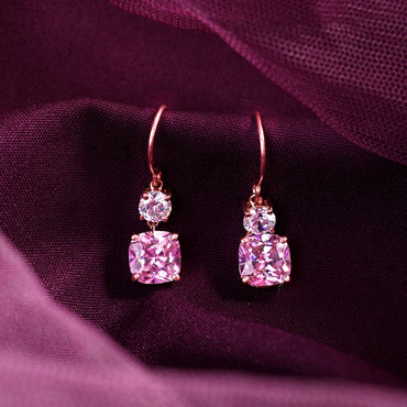 Silver Rosa Earrings
