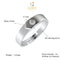 CLARA Pure 925 Sterling Silver Belt Adjustable Ring Gift for Women and Girls | Partial Matte Finish