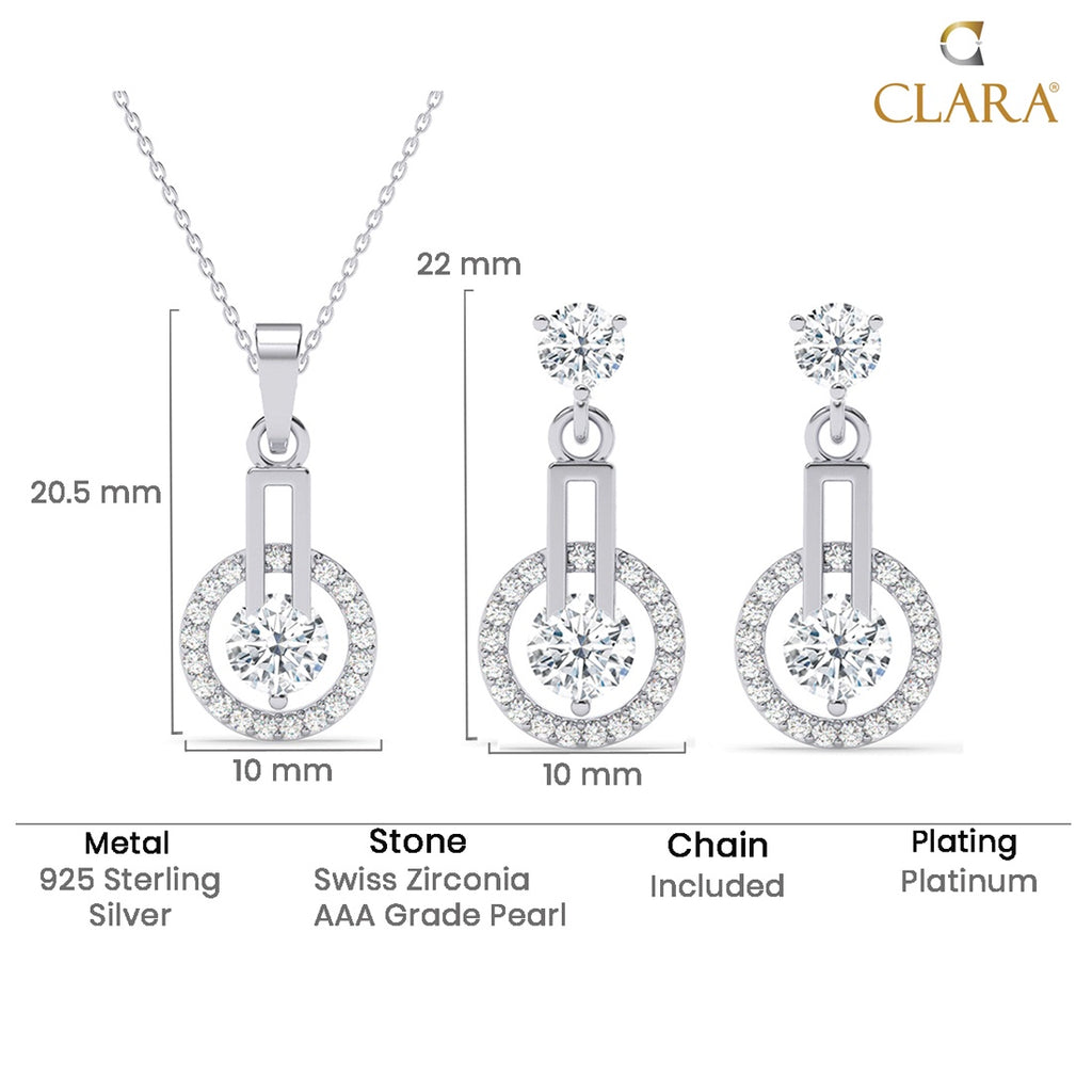 Silver Dulce Jewellery Set