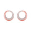Silver Cerchio Stud Earrings