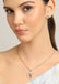 CLARA 925 Sterling Silver Heart Pendant Earring Chain Jewellery Set 
