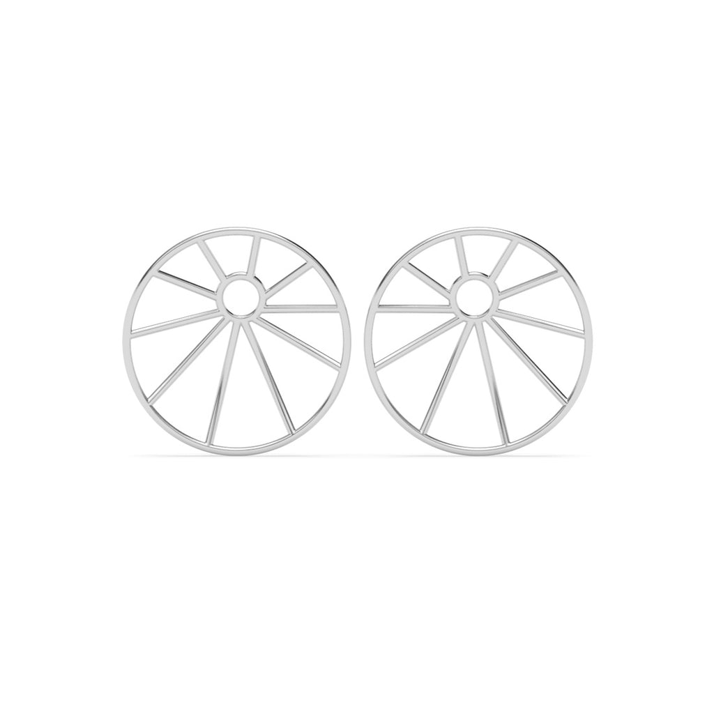 Silver Esme Geometric Earrings
