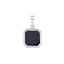 Silver Black Onyx Men Pendant Necklace with Chain or without Chain