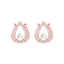 Silver Lotus Stud Earrings