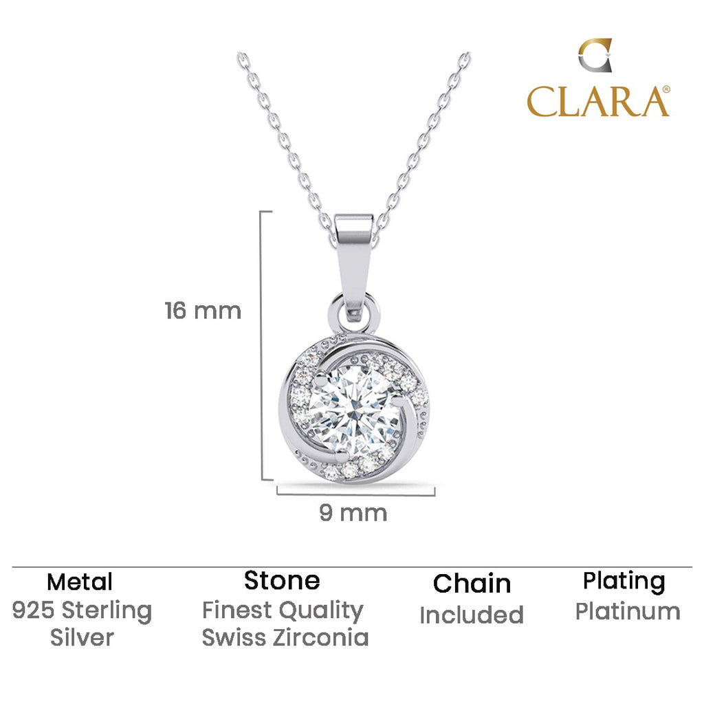 Silver Renzo Designer Pendant Chain