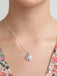 CLARA 925 Sterling Silver Tree of Life Pendant Chain Necklace 