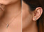 CLARA 925 Sterling Silver Blanca Pendant Earring Chain Jewellery Set 