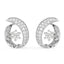 Silver Rosa Earrings